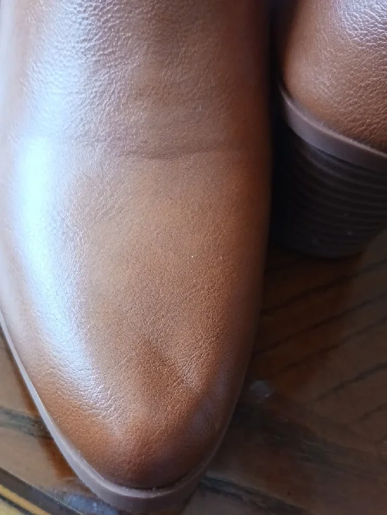 Brown Women's Western Mid-Calf Boots - Classic Cowboy Style - Picture 7 of 7